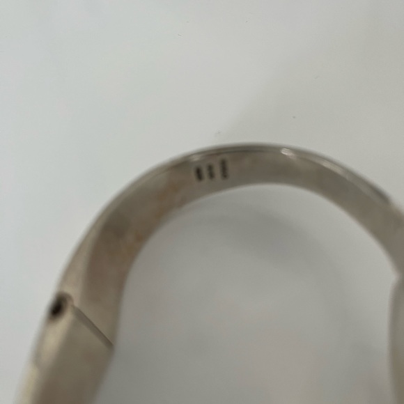 Sterling 925 silver cuff with turquoise stone. - Picture 3 of 3